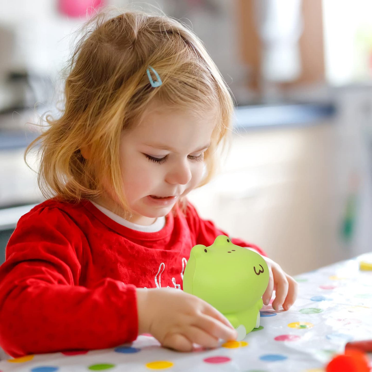 Anboor 3.9 Squishies Toy Frog Kawaii Soft Squishies Animals Toy Slow Rised Squeeze Frog Squish Stress Relief for Kid mature-themed Toys