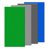 Ekind 4 Pcs Classic 5' X 10' Building Baseplates, Compatible With Major Brands Toy Bricks, Encourage Logic & Creativity Through Play, Ideal Stem Activities For Children (4 Color)