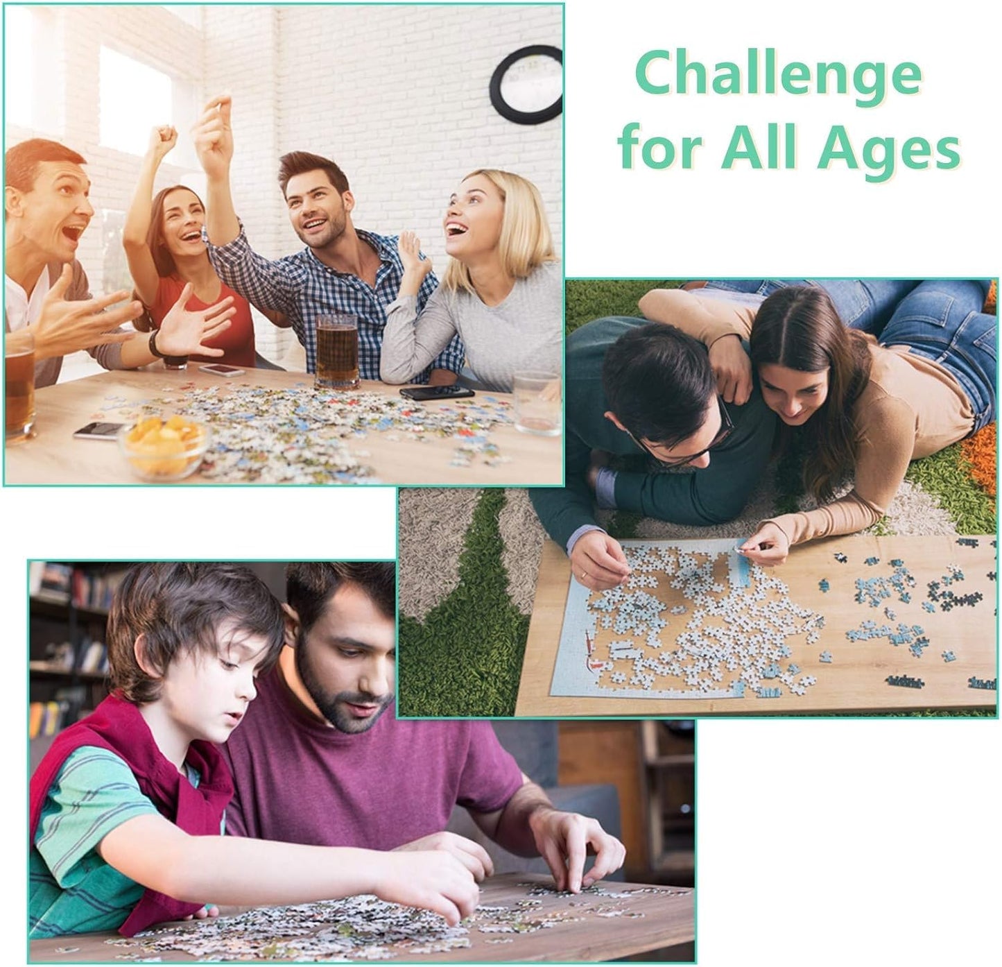 AMAZING PUZZLES 1000 Piece Jigsaw Puzzle for Kids and Adults 19x27in Poster Included - Al-Aqsa Mosque