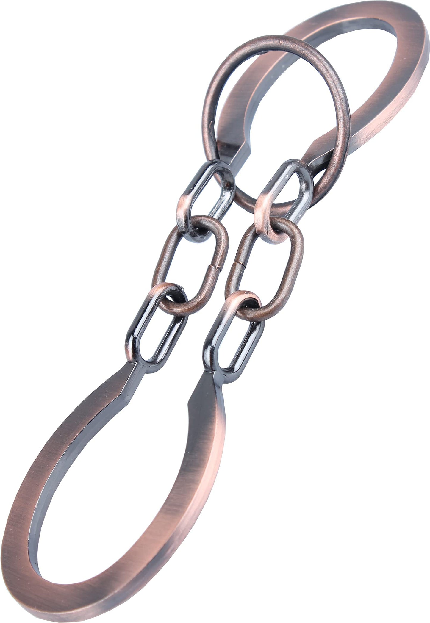 Shuyue Classical Metal Horseshoe Puzzle Traditional Brain Teaser Puzzles Jigsaw Toy (Bronze, Normal)