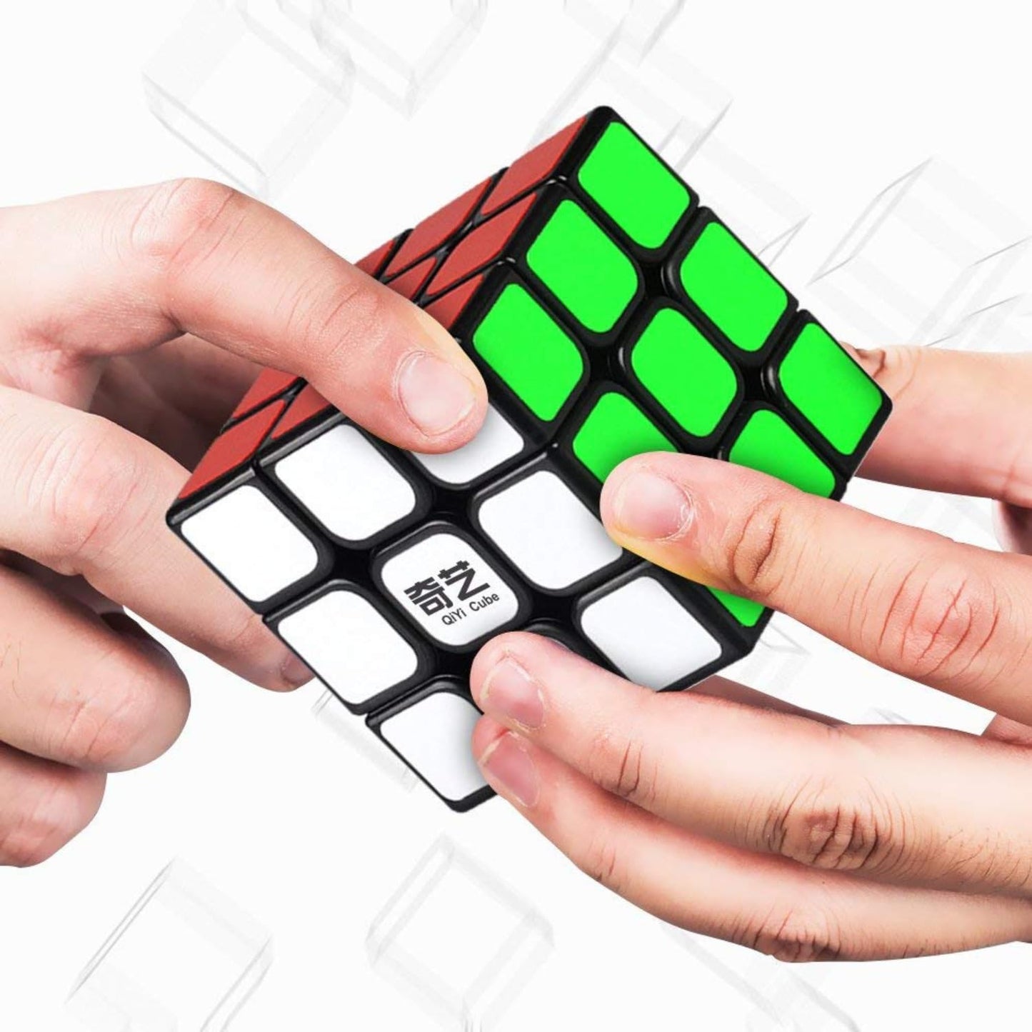 Cubelelo QiYi Sail W 3x3 Black Speedcube Magic Cube for Kids & Adults Magic Speedy Stress Buster Brainstorming Puzzle (Multicolo