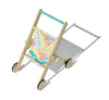 Lovevery Buddy Stroller - Wooden Toy Doll Stroller for Pretend Play, 14.5x17.5x20.5 Inch, Multicolor, Ages 12 Months+, Model 900