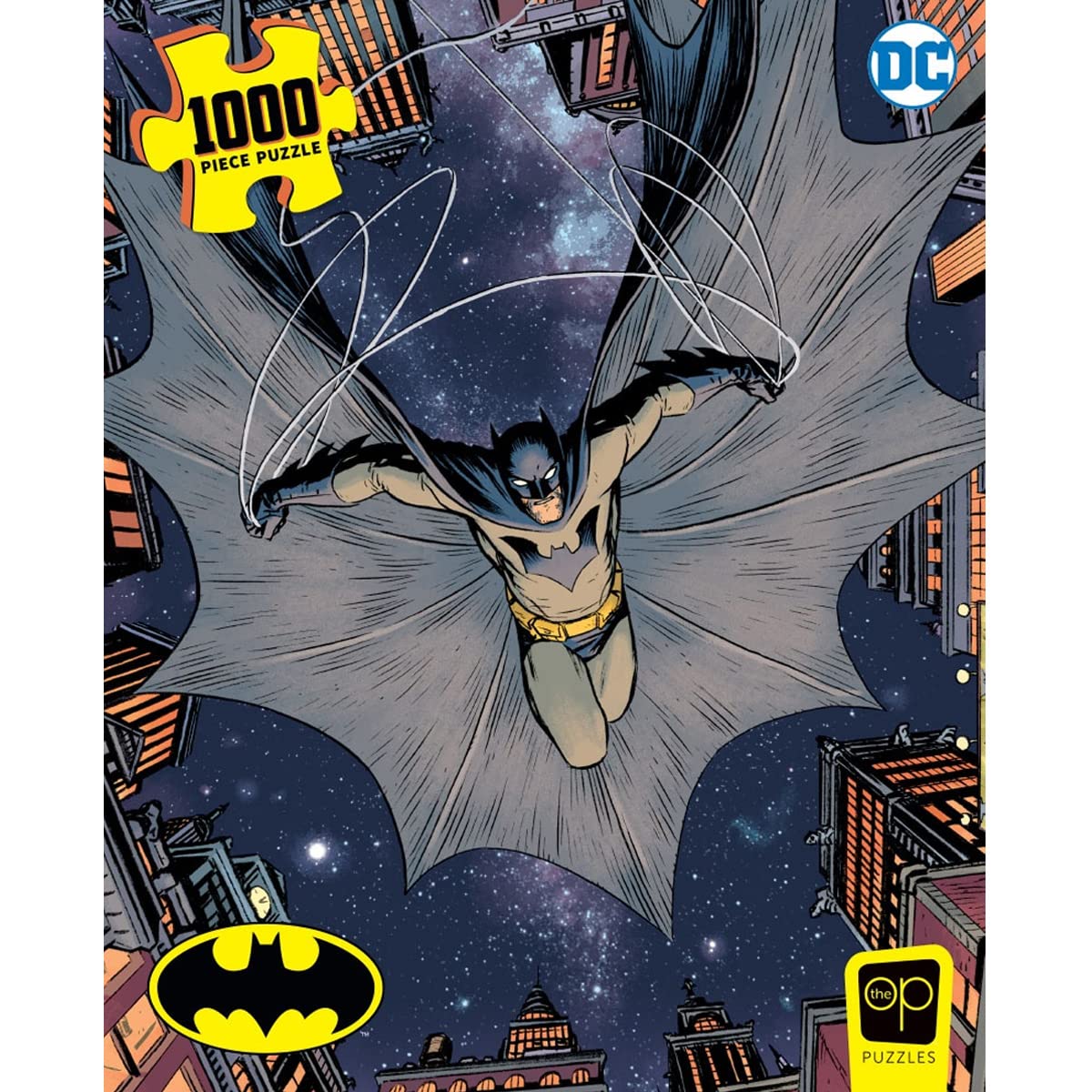 Batman I Am The Night 1000 Piece Jigsaw Puzzle | Officially Licensed Batman Merchandise | Collectible Puzzle Featuring Batman in