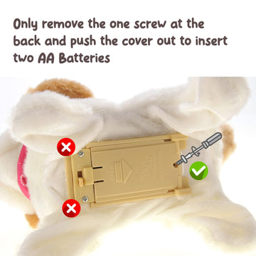 Powertrc Cute Somersault Little Puppy | Barks, Sits, Walk, And Flips | Pet Toy Dog