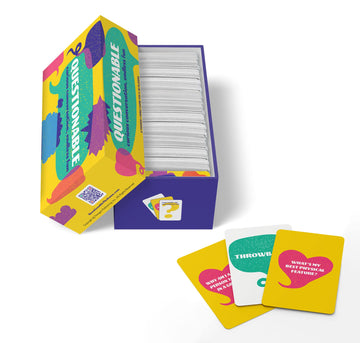Questionable 2 - The Best Icebreaker Card Game To Get Adults Talking - Card Game For Families' Weekly Game Night (First Edition)