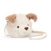 Jellycat Little Pup Plush Crossbody Bag - 7.5 Unique Handbag, Fun Shoulder Purse for Kids