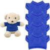 4 Pcs Stuffed Bear Basic T Shirt Clothes For 10-12Inch/12-15.7 Inch, T Shirt Classic Crew Neck Bear, Cute Tiny Clothes Diy Bear
