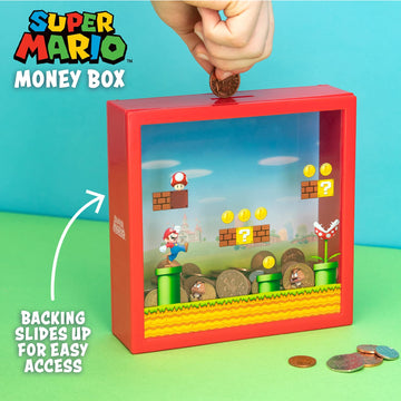 Super Mario Bros. Box Coin Bank, 18Cm (7')