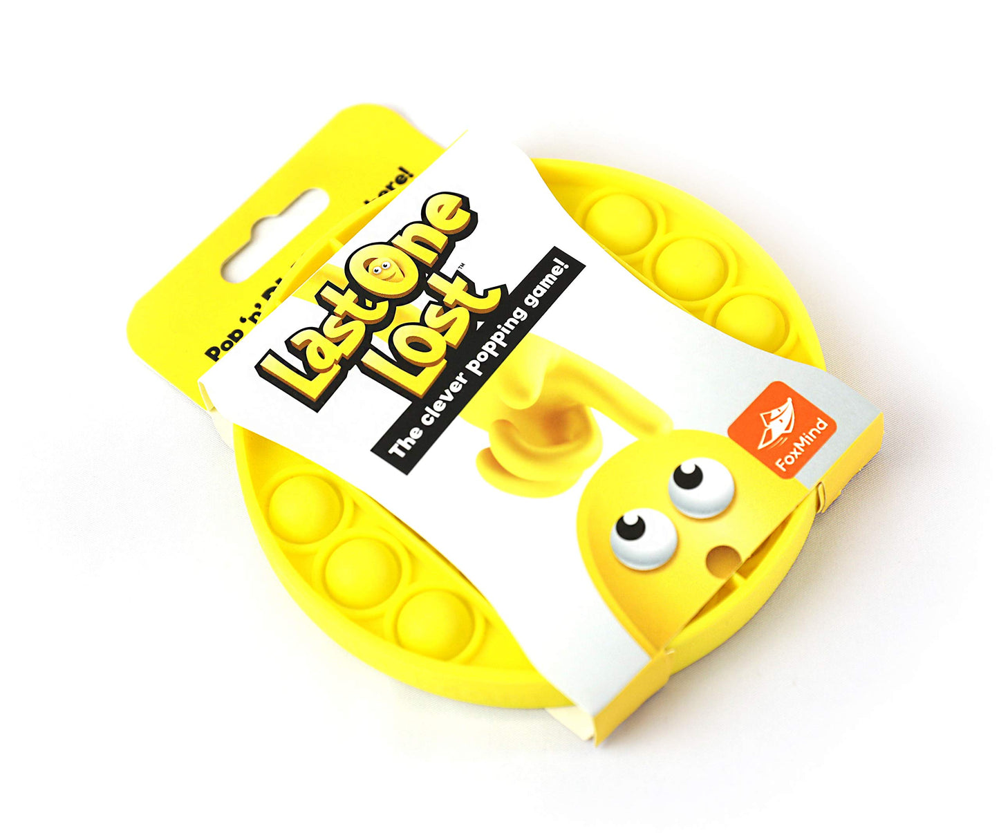 Foxmind, Last One Lost, Tactile Logic Travel Game For Kids, Family, And Friends - Yellow