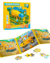 Magnetic Puzzles For Toddlers 3-5, 3 In 1 Travel Puzzles For Kids Ages 4-6, Excavator Truck Jigsaw Puzzle Book Road Trip Activit