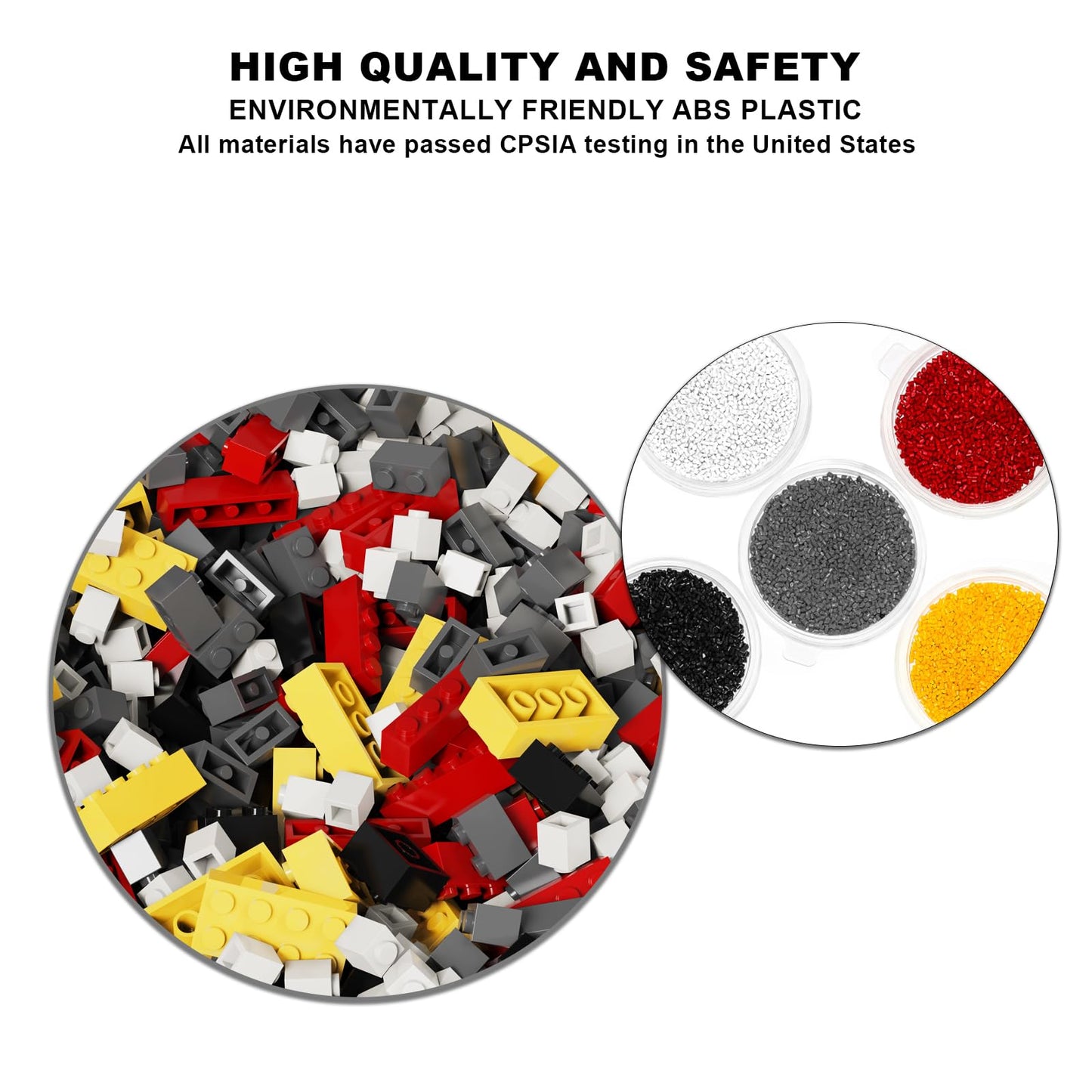 Webrick 300 Pcs Classic Building Bricks, White Bulk Bricks,Compatible With Lego And Major Brands Parts And Pieces, Creative Buil
