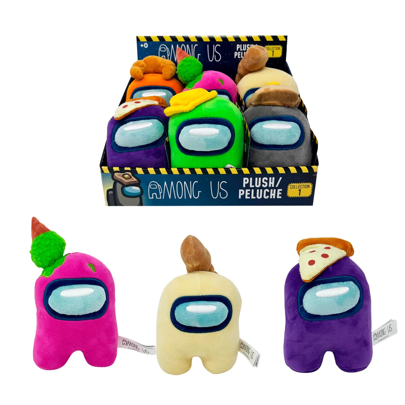 Just Toys LLC Among Us Plush Toy – 6" Brown Crewmate, Soft Collectible, Officially Licensed