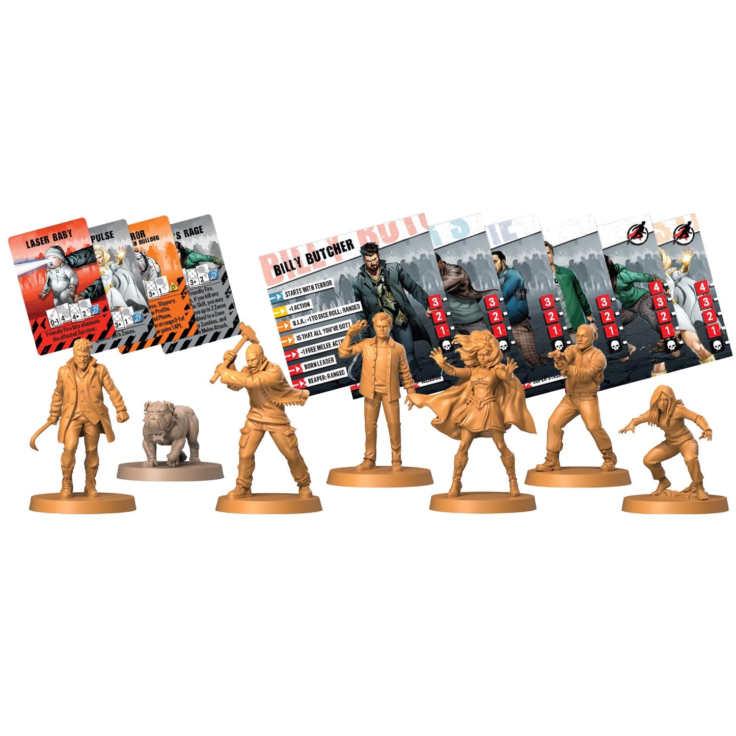 Zombicide The Boys Character Pack #2 - Diverse Heroes & Unique Companions! Cooperative Strategy Board Game For Ages 14+, 1-6 Pla
