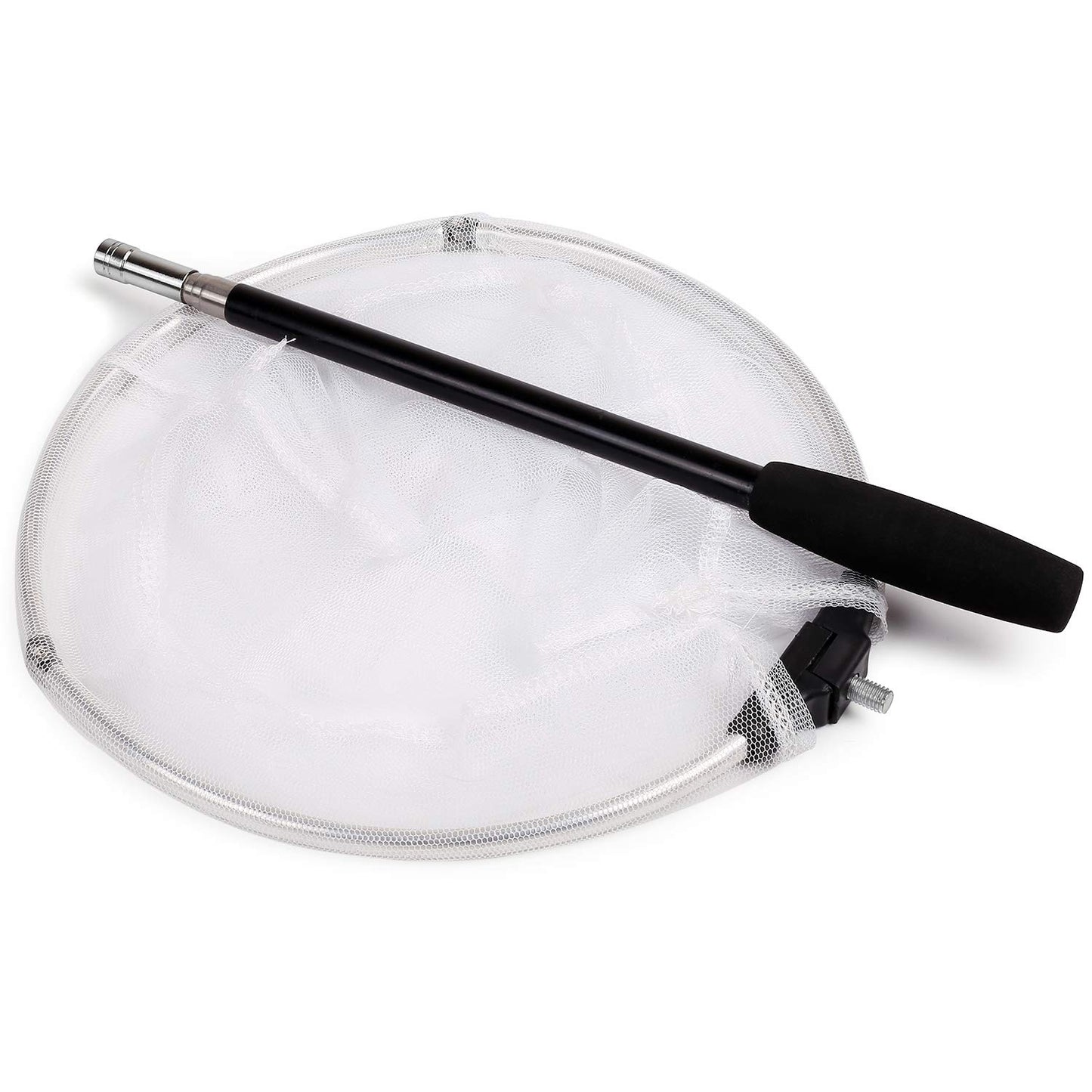 Restcloud Insect And Butterfly Net With 12' Ring, 24' Net Depth, Handle Extends To 59 Inches (10' Ring, 48' Handle)