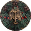 Greenman Plaque Winter Collectible Figurine