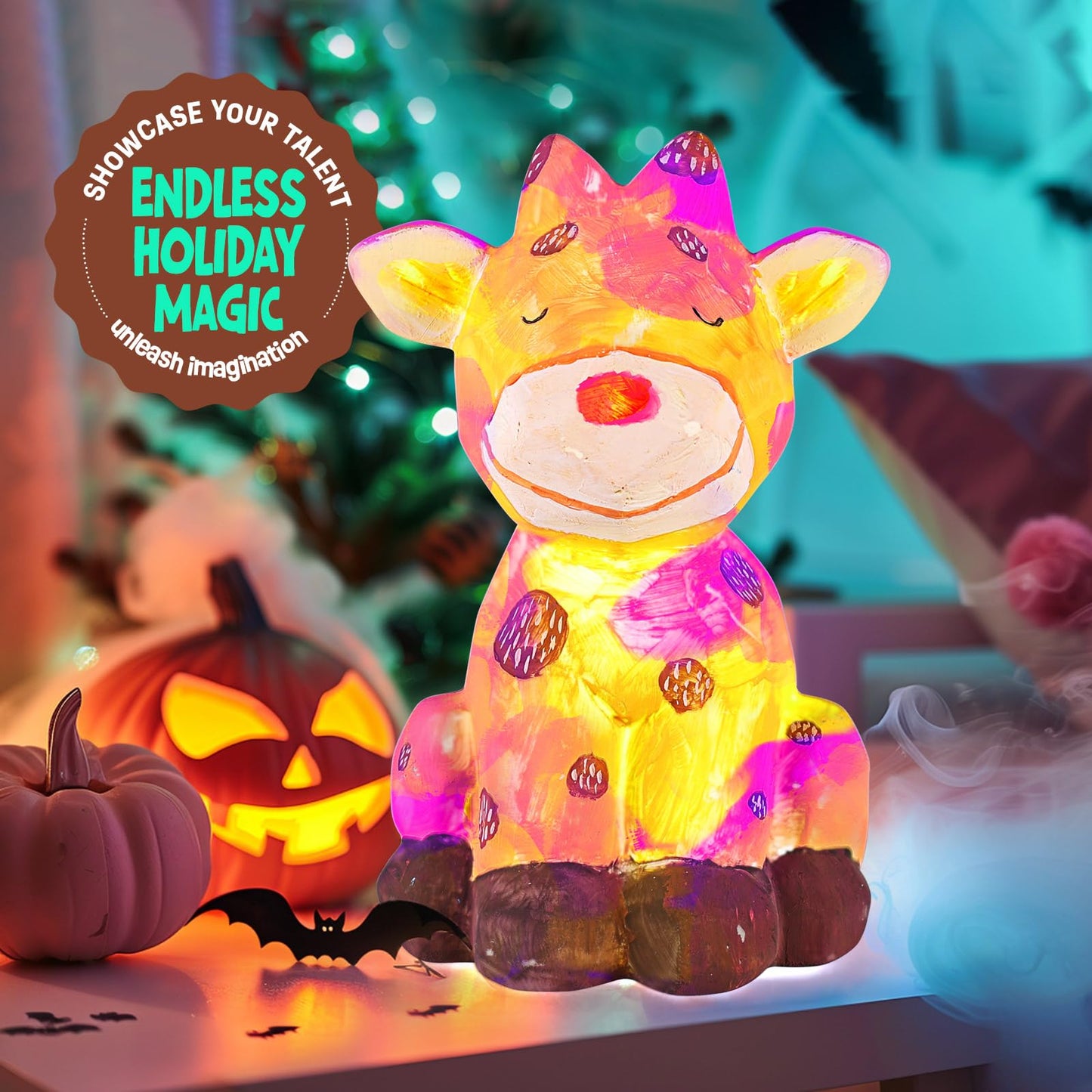Laoese Paint Your Own Deer Lamp Kit, Art Supplies Arts & Crafts Kit, Painting Kit For Kids 6-12, Arts And Crafts For Kids Ages 8