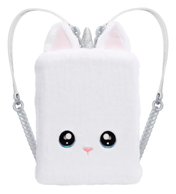 Na Na Na Surprise 3-In-1 Backpack Bedroom Unicorn Playset Whitney Sparkles Fashion Doll, Fuzzy White Unicorn Backpack, Closet Wi