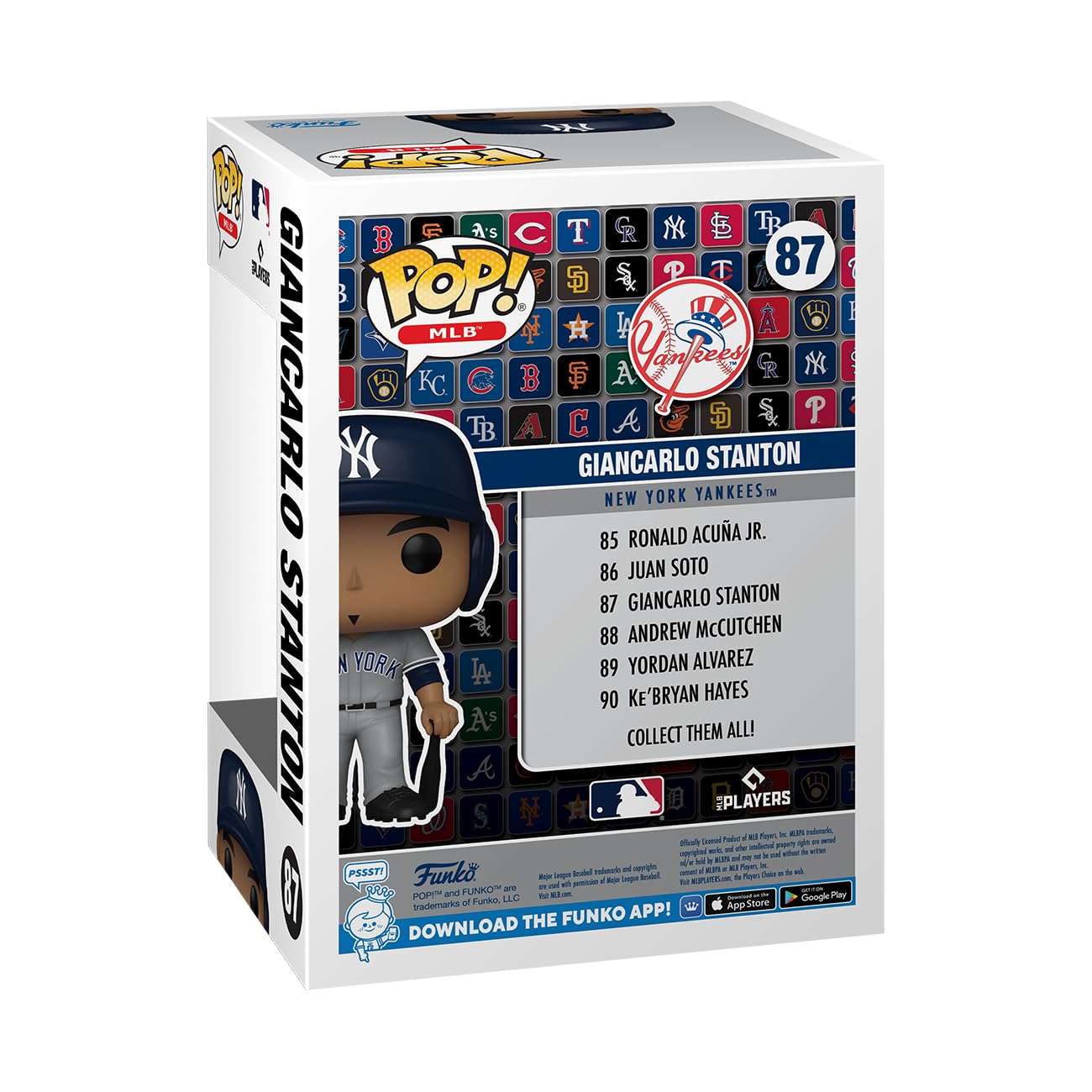 Funko Pop! Mlb: Yankees - Giancarlo Stanton - (Aw) - Collectable Vinyl Figure - Gift Idea - Official Merchandise - For Kids & Adults - Sports Fans - Model Figure For Collectors And Display