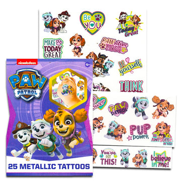 Paw Patrol Party Favors Pack -- Paw Patrol Temporary Tattoos, Party Pack, And More (Skye Paw Patrol Party Supplies For Girls Kids)