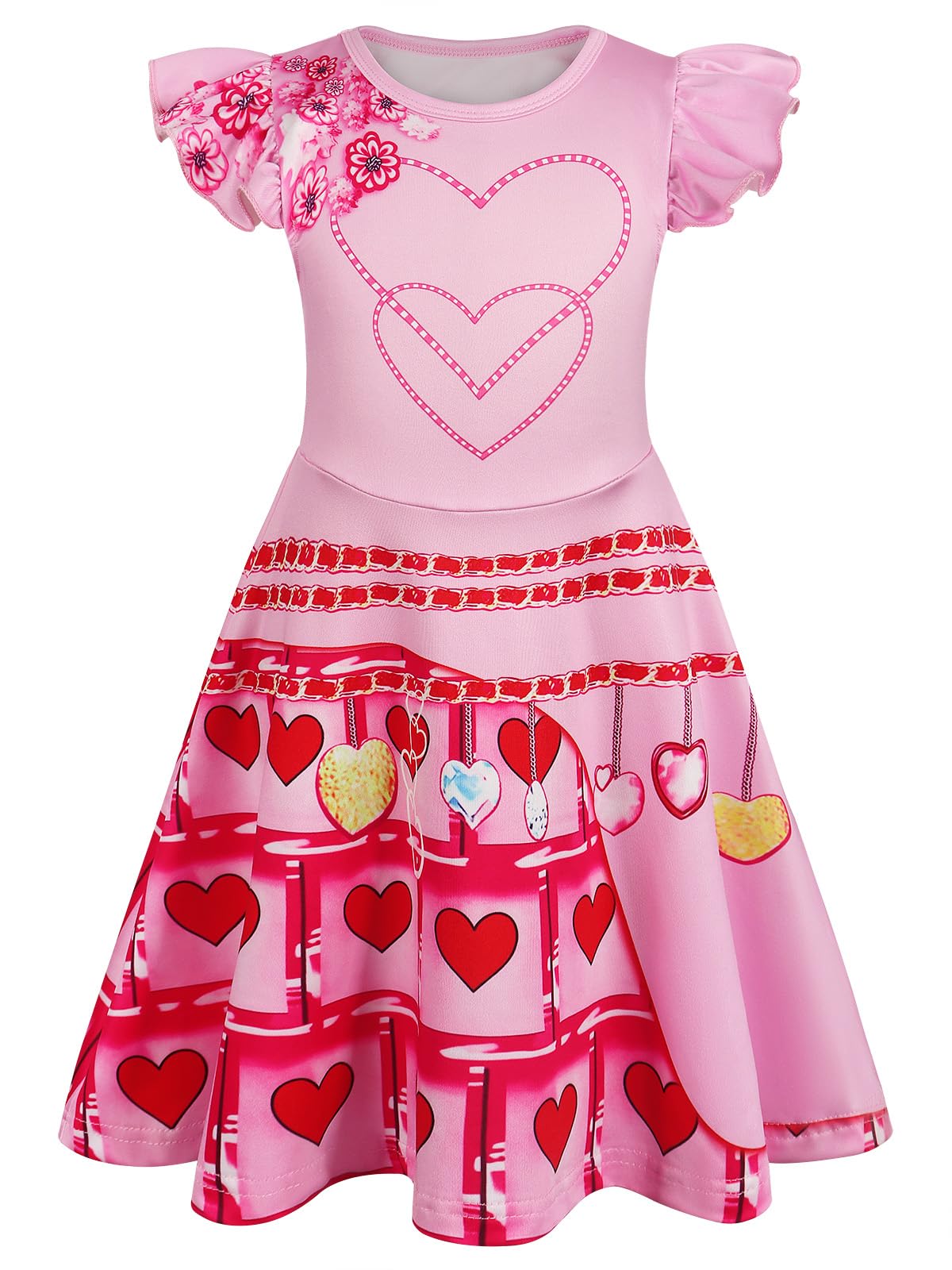Sukyfecde Halloween Costume Dress Princess Dresses For Toddler Girls Halloween Costumes Birthday Party Role Play Outfits 5T Pink