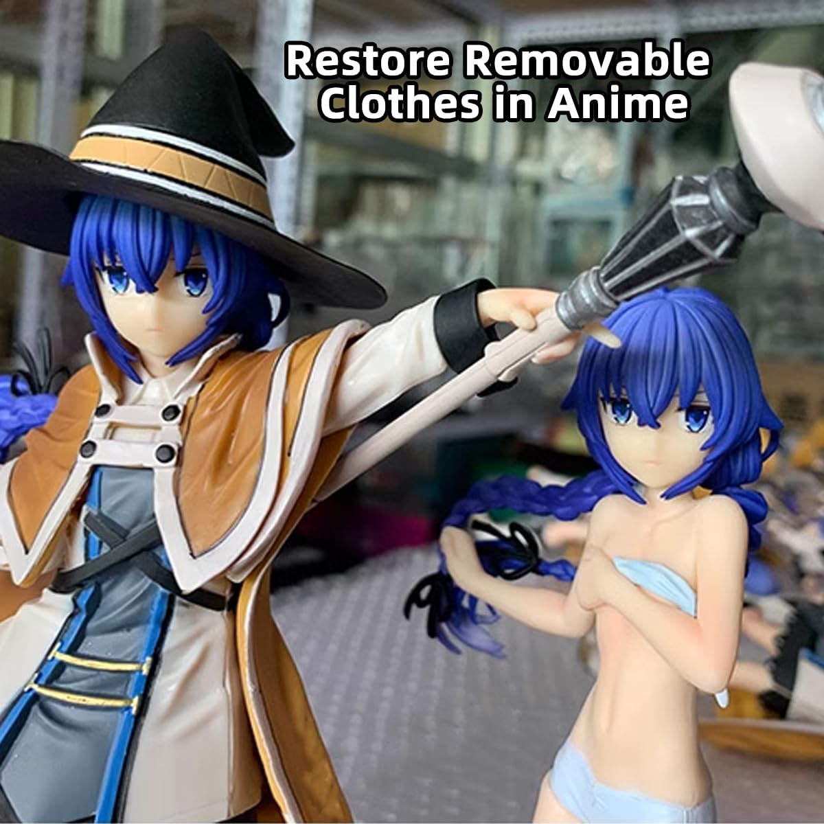 Rzahuahu Mushoku Tensei Anime Roxy Migurdia Figure 1/7 Scale Jobless Reincarnation Pvc Figure 9.8In (Style 2)