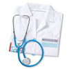 Doctor Coat for Kids with Stethoscope Toy Toddler Dress Up Costume for Boys and Girls Age 7-8