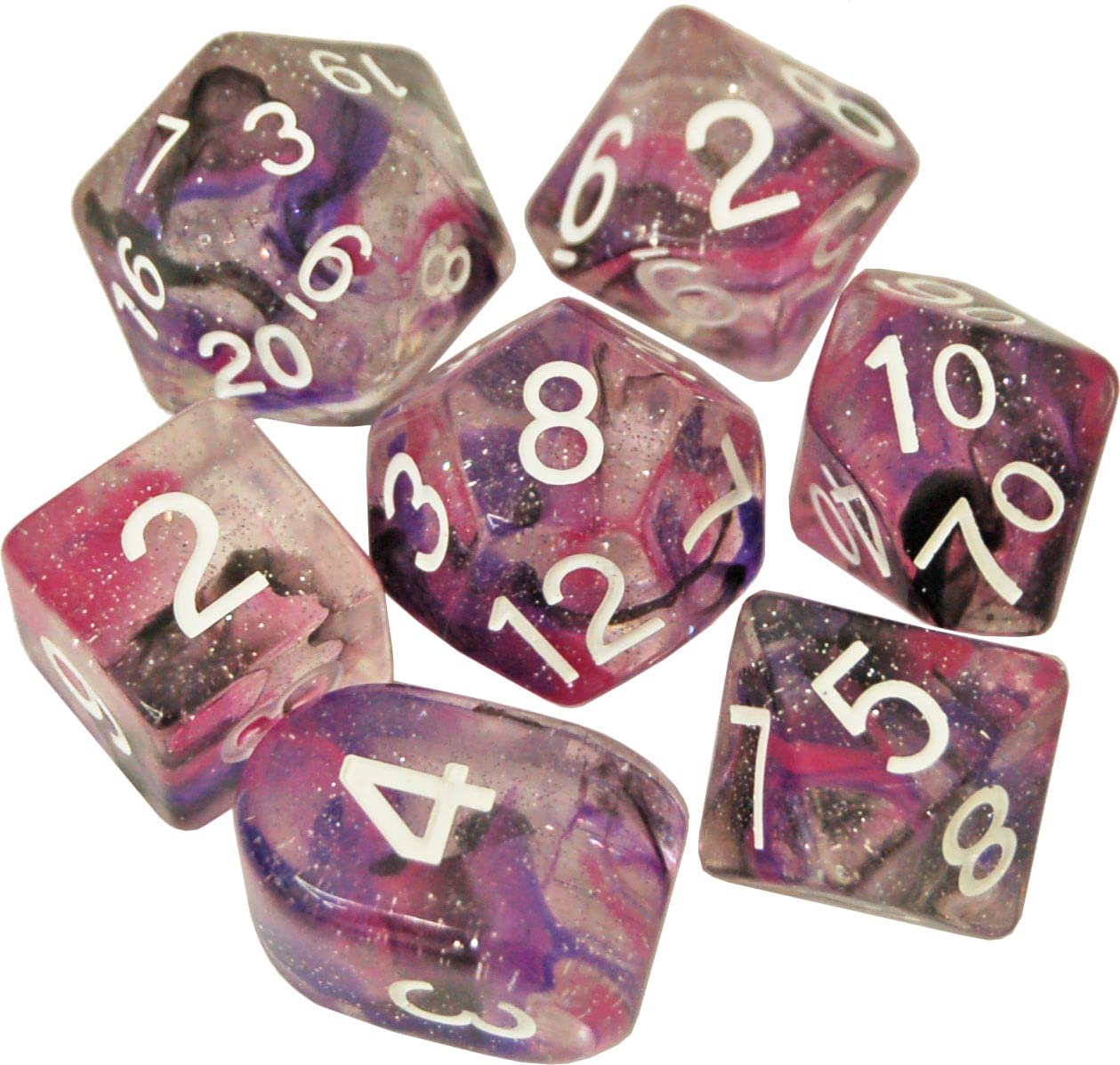 R4I Dice W/Arch'D4: Diffusion - 42 W/White (7)