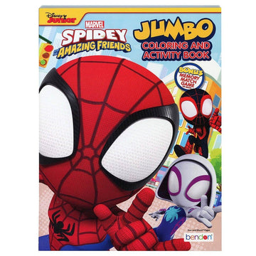 Marvel Spidey and Friends Coloring Book Set for Kids, Boys Ages 4-8 - Bundle with Spiderman Coloring Pages, Activities, Games Pl