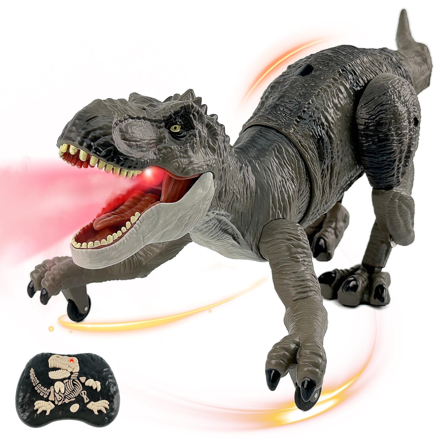 Talgic Remote Control Dinosaur For Boys 4-7,Robot Dinosaur Toys For Kids 5-7, Rc Dinosaur With Realistic Legs & Spray Stream,T Rex Toys For Kids 3 5 7 Year Old Boy Birthday Gift