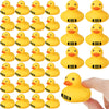 Leitee Ducks For Ducking You'Ve Been Ducked Rubber Ducks Mini Ducks Bulk Yellow Duck Rubber Duckies Yellow Ducky For Bath Toys Birthday Game Pool Party Favors(72 Pcs, Cute)