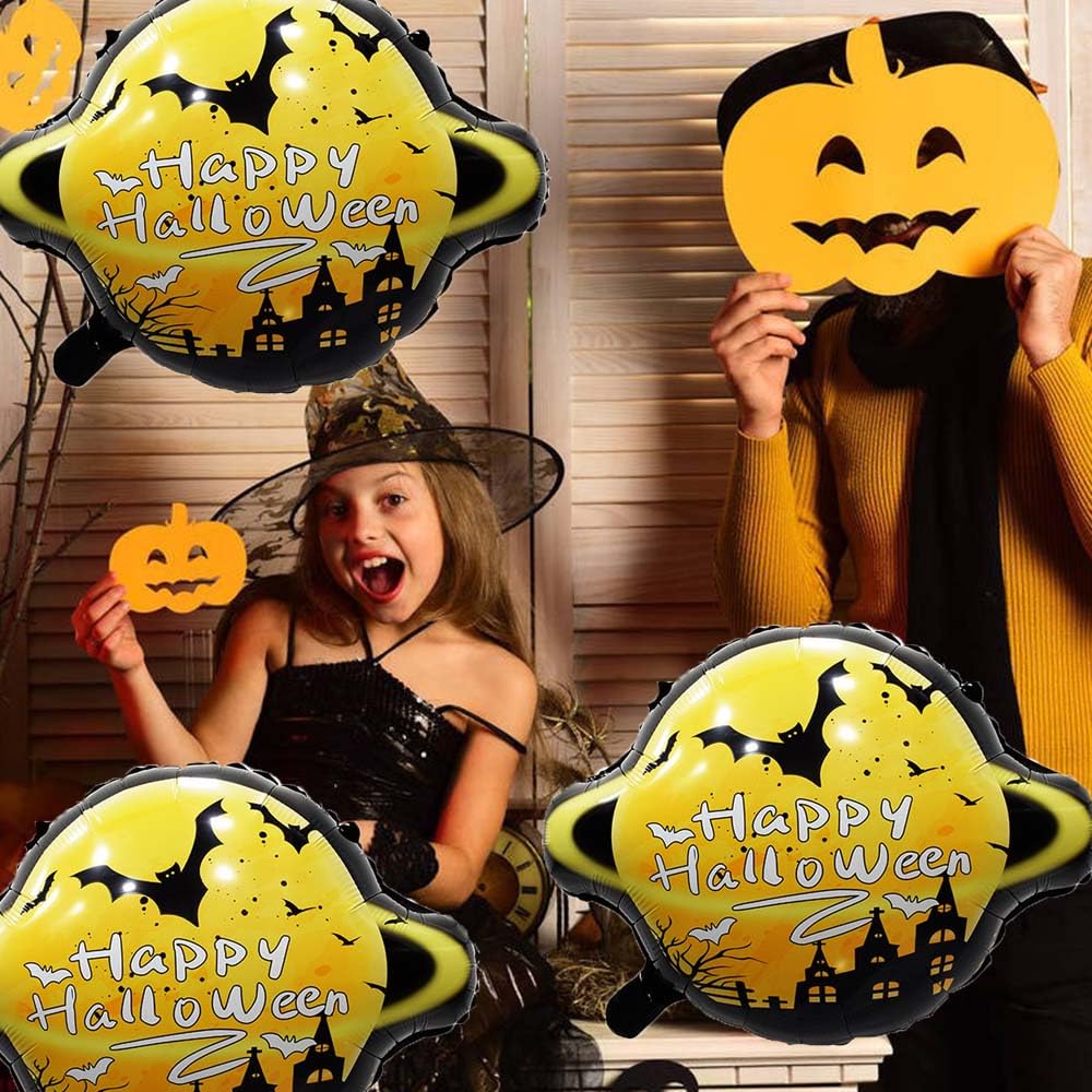 Hadckja Halloween Night Balloon Halloween Balloons Halloween Dark Foil Balloons For Halloween-Themed Party Supplies Decorations