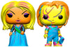 Funko Pop! Bride Of Chucky: Chucky & Tiffany Blacklight Hot Topic Exclusive 2-Pack