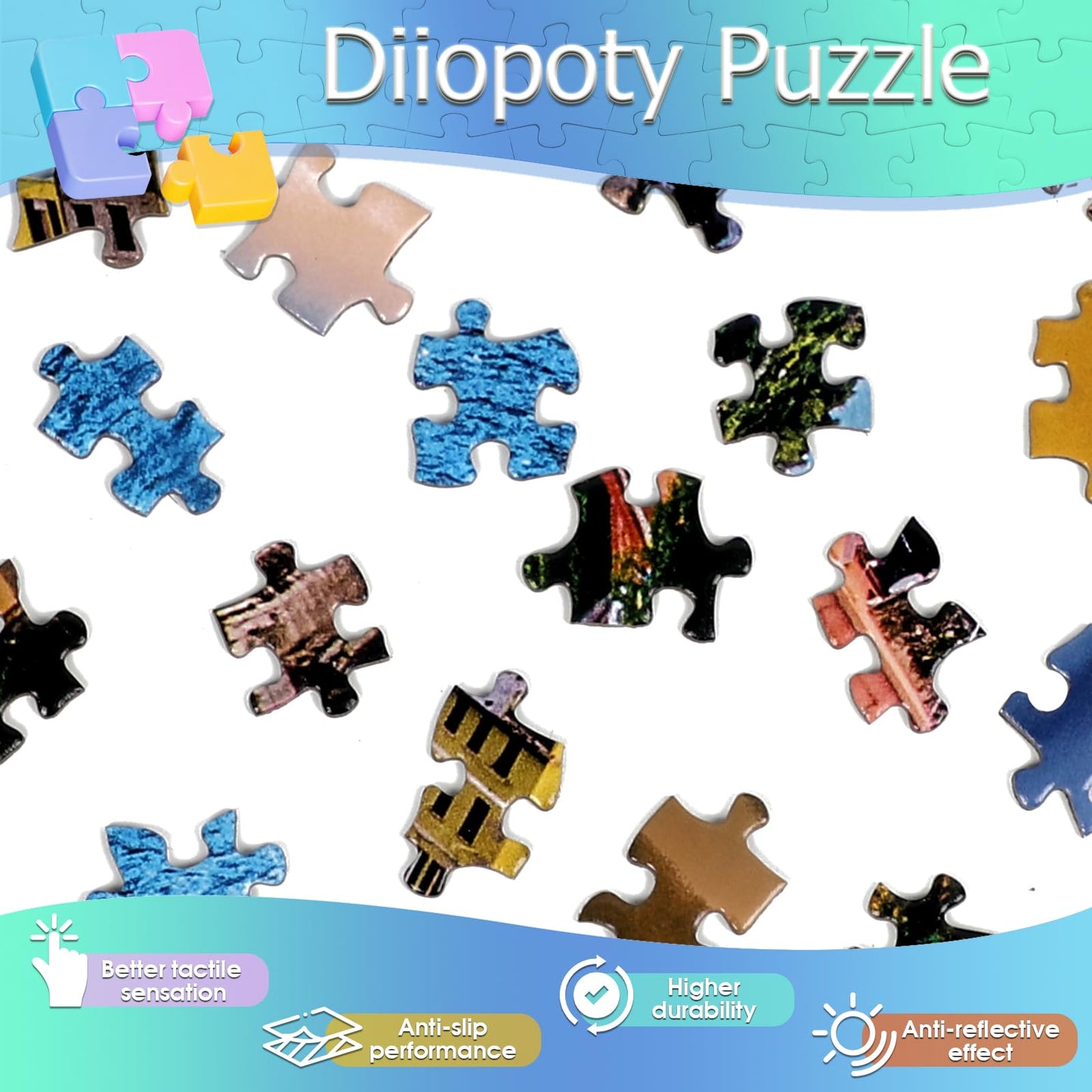 Diiopoty Puzzles For Adults Jigsaw 500 Piece Cinque Terre Natural Scene Sunset Modern Landscape For Family Fun Games Challenging