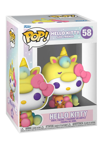 Funko Pop! Animation Hello Kitty Unicorn Party Vinyl Figure - Standard Size, Multicolor, Model 65749