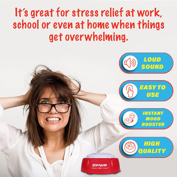 Screaming Goat Button | The Original Goat Scream | Screaming Goat Desk Toy Talking Button With A Funny Goat Scream | Gag Gifts For Men And Women