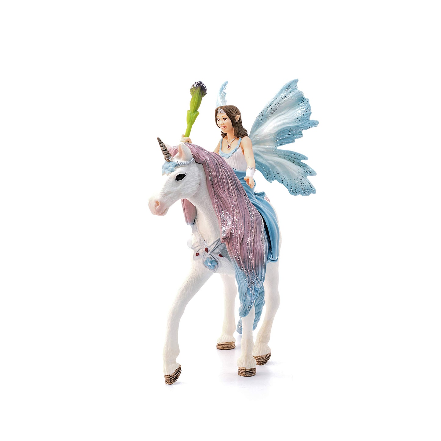 Schleich Bayala Fairy Princess Eyela With Sparkly Unicorn Toy From The Princess And The Movie For Kids Ages 5-12