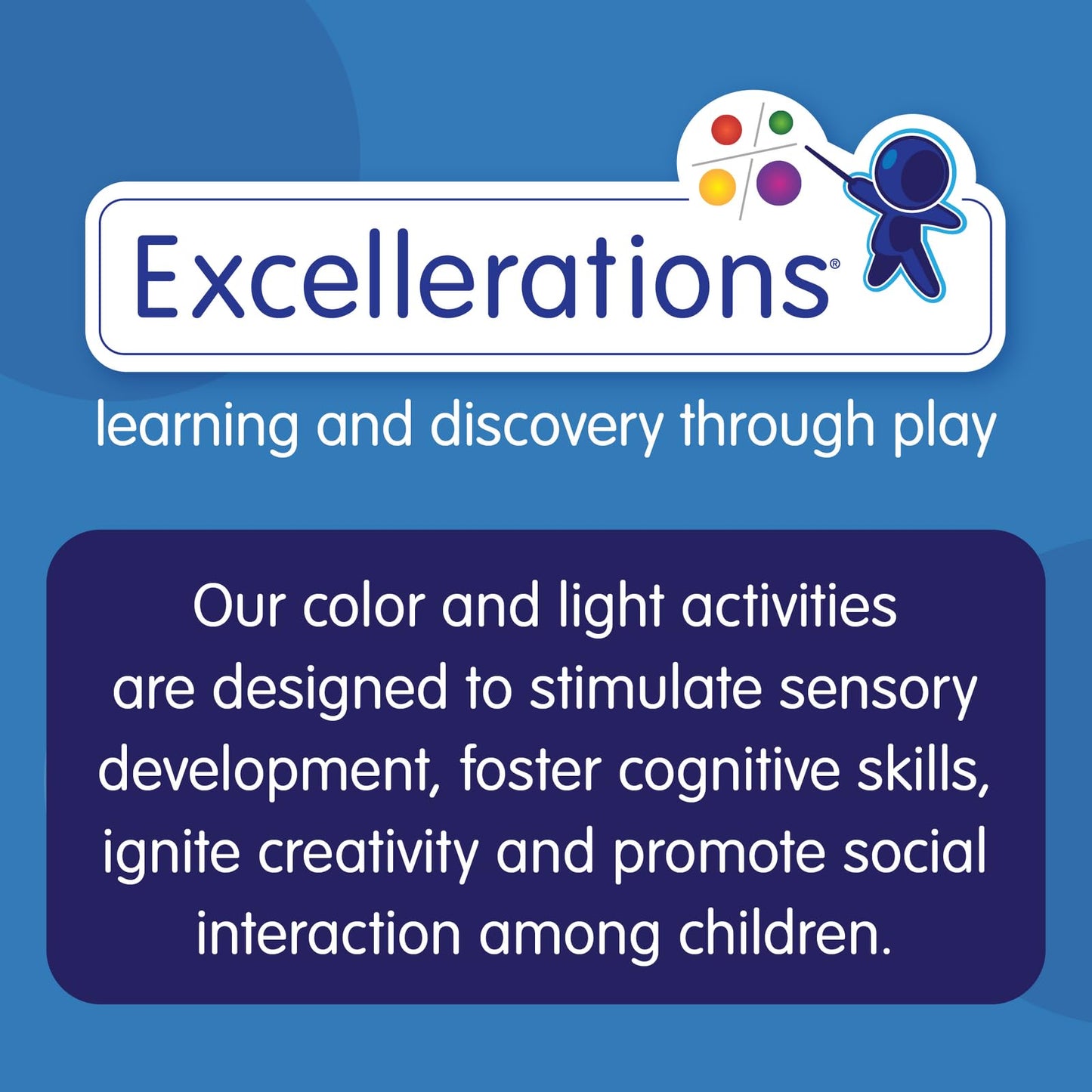 Excellerations Calming Light Blocks - 50 Pieces
