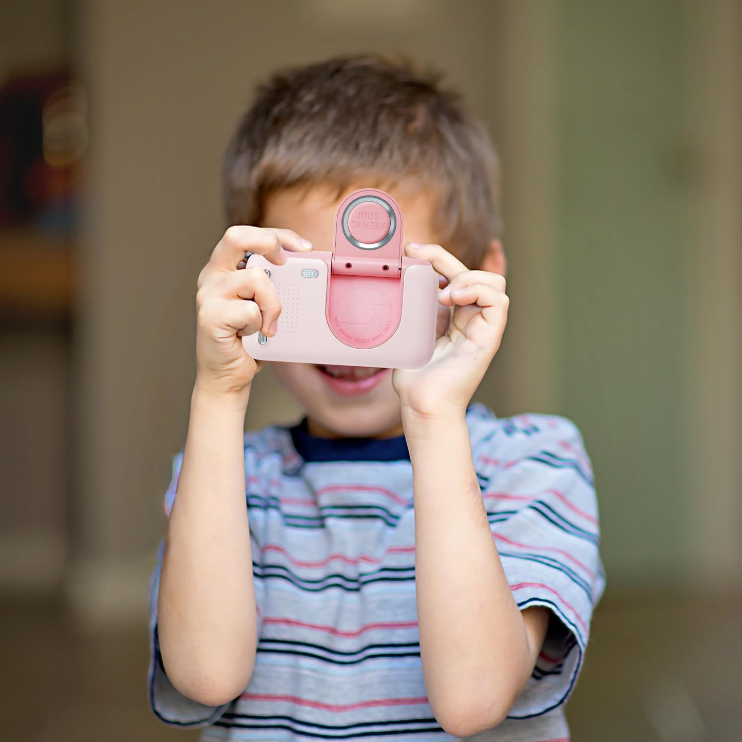 Makolle Kids Camera, Kids Camera For Girls, Kids Digital Camera, Kid Video Camera For Vlogging, Kids Video Camera With Flip-Up L