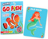 Giant Go Fish Card Game For Kids And Families – Play Go Fish And Old Maid – Large 5X7In Cards – Adorable Animal Art – A Fun Gift Idea For Boy/Girl – A Family Game For Ages 4+