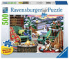 Ravensburger Après All Day Jigsaw Puzzle - 500 Pieces, Large Format, Cardboard, Model 16442, FSC Certified