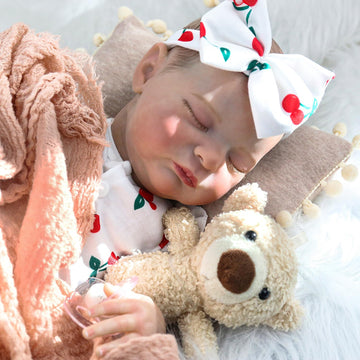 Ksbd Realistic Reborn Baby Dolls - 20 Inch Real Life Newborn Baby Laura, Lifelike Girl Baby Doll With Gift Box, Sleeping Weighte