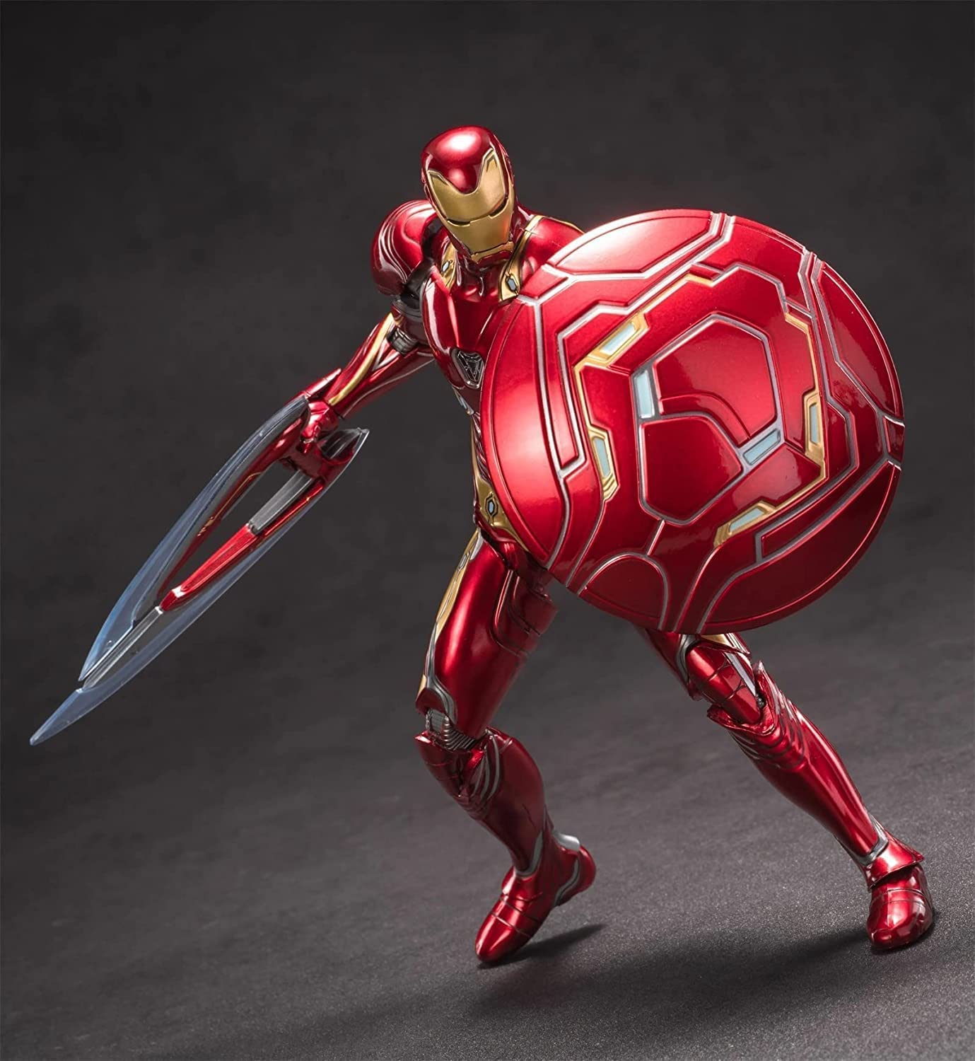 Uxouyic Ir?nman Movie Series - Collectible Ir?nman Action Figure Metal Painting 20 Joints Movable Model Toys (7 Inches) (Mark 50)