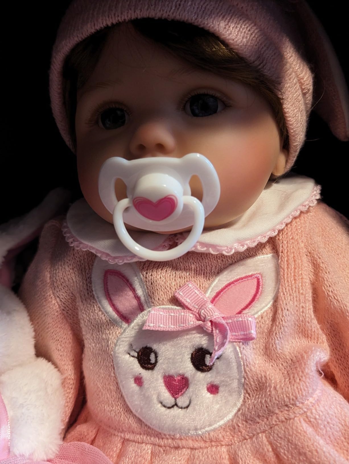 Marebaby Pink Style Magnetic Pacifier Set 4 Pieces For Reborn Baby Dolls Feeding Toy Accessories Set For Kids Gift