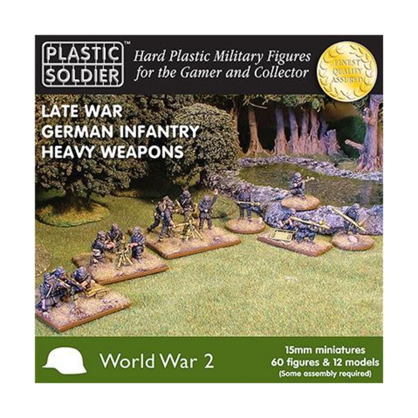 Plastic Soldier Late War German Heavy 15 mm Miniature Multicolor