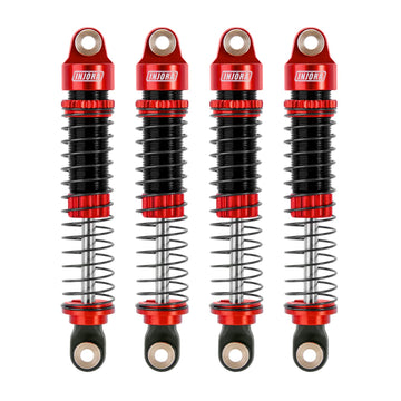 INJORA 59MM Threaded Shock Absorber Oil Damper for 1/18 RC Crawler Redcat Ascent18 Upgrade(Red)