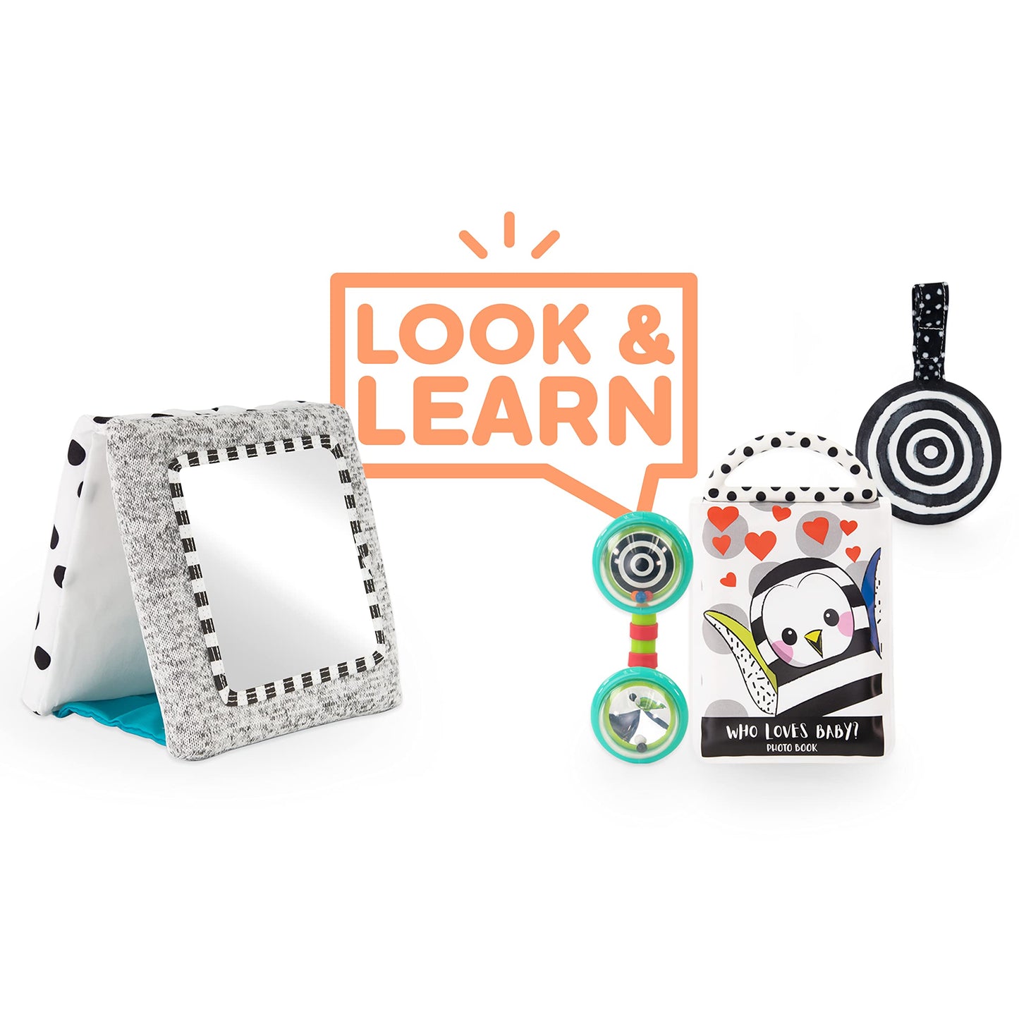 Sassy Look & Learn Baby Box - 0+ Months