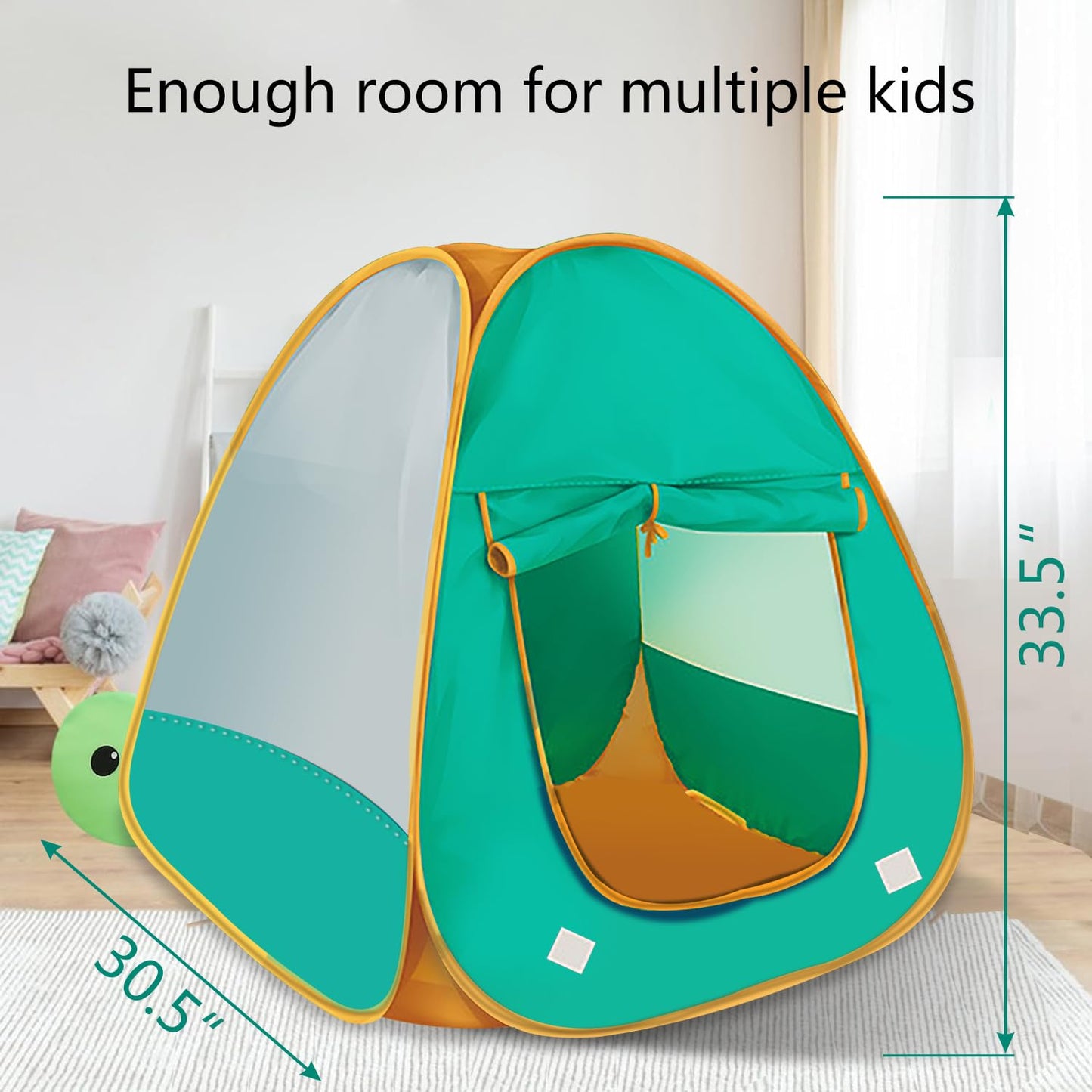 Kids Pop Up Play Tent,Playhouse Tent For Boys Girls Babies And Toddlers, Play Tent Indoor Outdoor Use