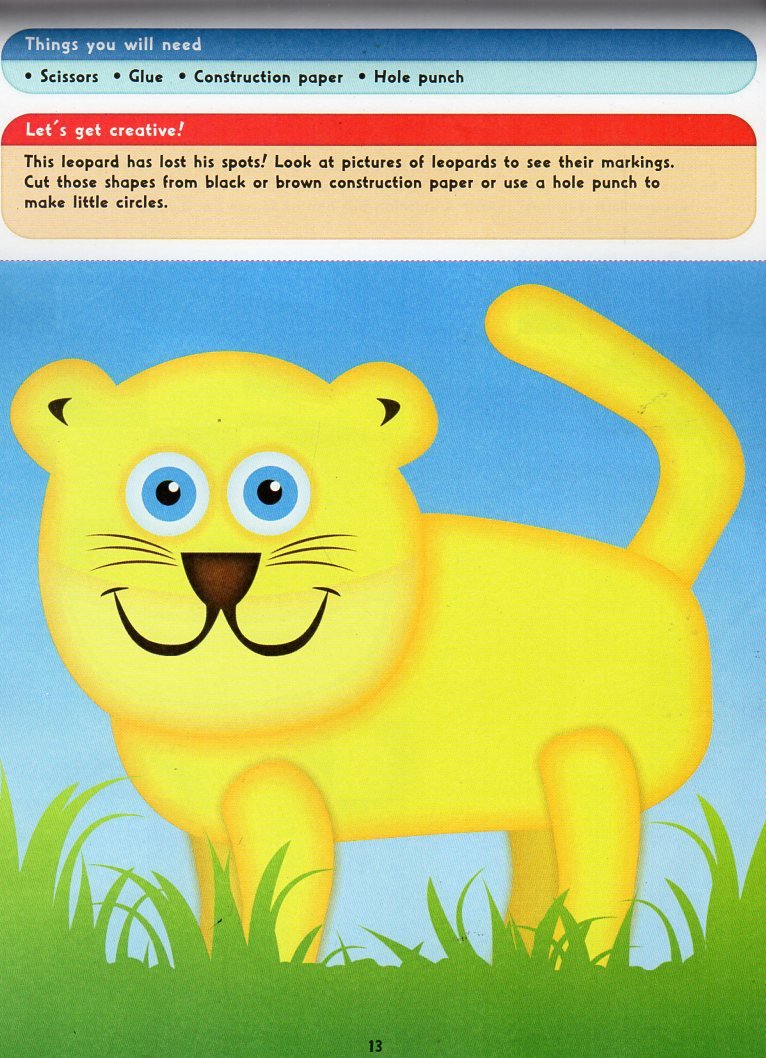 Craft Activity Pad - Craft Play - Includes Cool Stickers