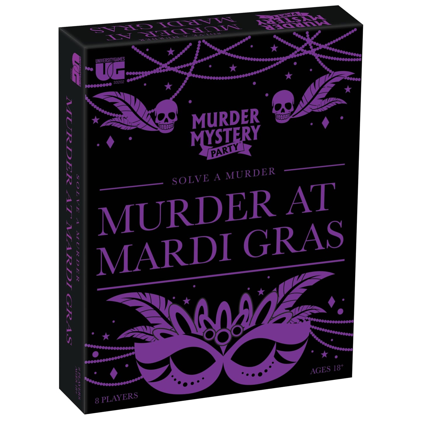 Murder Mystery Party Games, Murder At Mardi Gras Dinner Party Mystery Game For 8 Players Ages 14 And Up