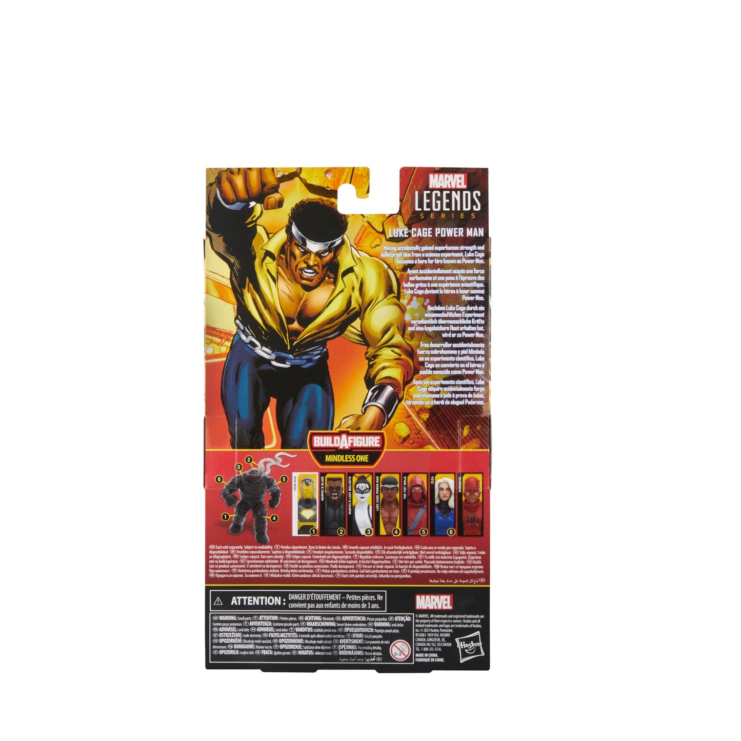 Marvel Legends Series Luke Cage Power Man, Knights Collectible Comics 6-Inch Action Figures